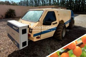 Installation d'un gnérateur d'ozone sur un véhicule pour la culture des abricots et le traitement des abricotiers.