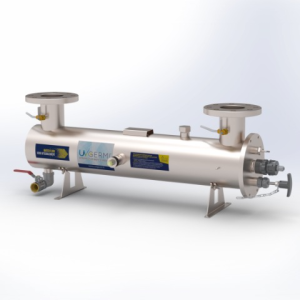 réacteur GERMI AD120 ACS-UV sur la canalisation principale d'alimentation en eau destinée à la consommation