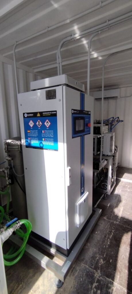 Générateur d'ozone pour station d'épuration