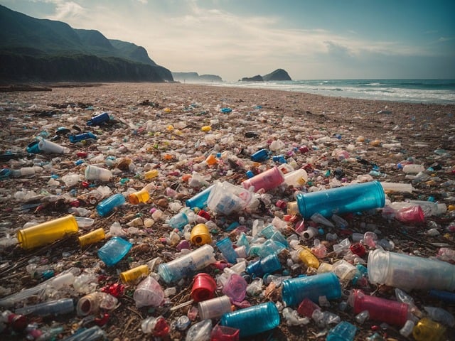 Traitement des microplastiques grâce à l'ozone