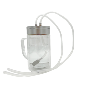 Bocal verre pour ozonation d'un liquide
