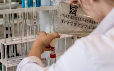 Test de pré-ozonation et préoxydation