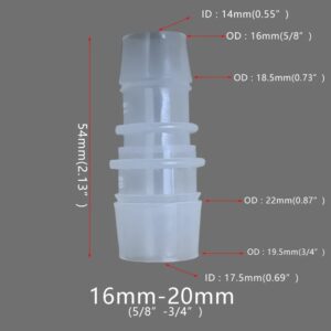 Raccord ozone 16/20 mm 