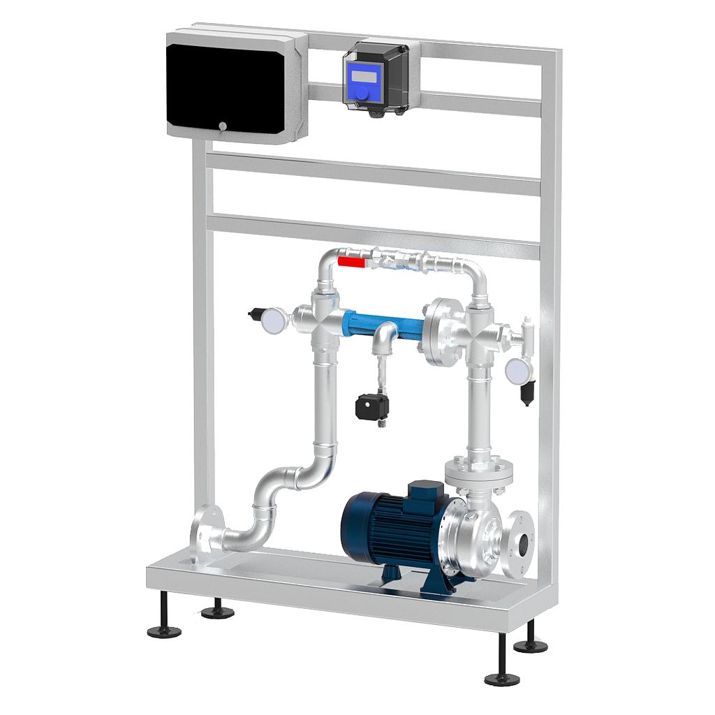 installation de recirculation de type HIDRO V, conçue pour diluer l'ozone