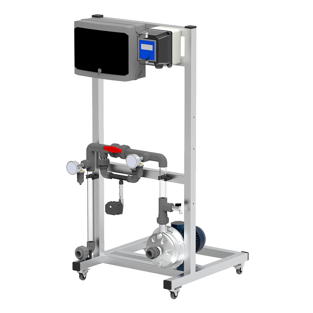 Installation de recirculation conçue pour diluer l'ozone dans un réservoir d'eau