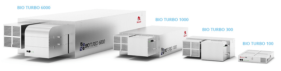 Gamme de générateurs d'ozone bio turbo