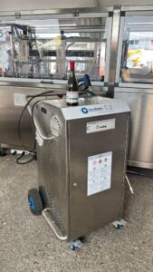 Système mobile d'ozonation pour ligne d'embouteillage