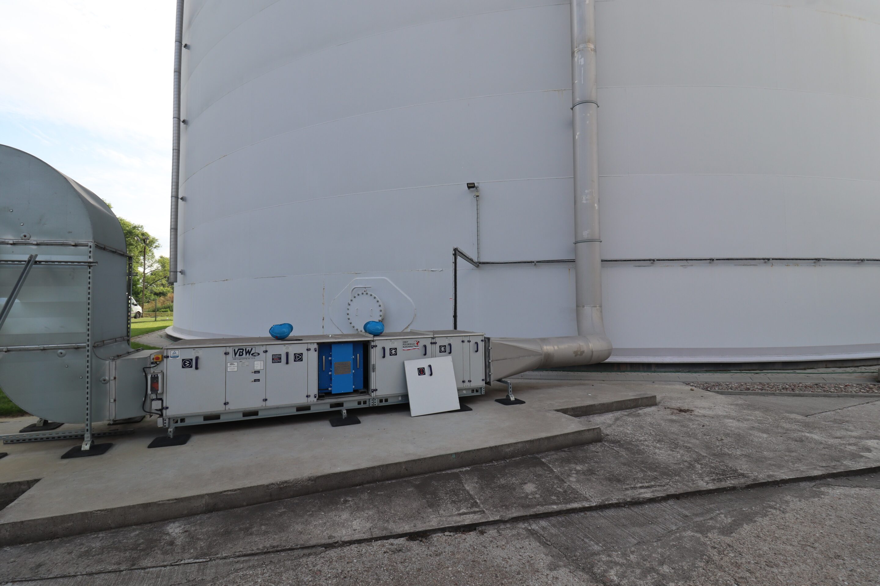 installation ozone silo