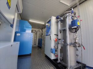 système ozone en container industriel et unité ozone mobile traitement eau