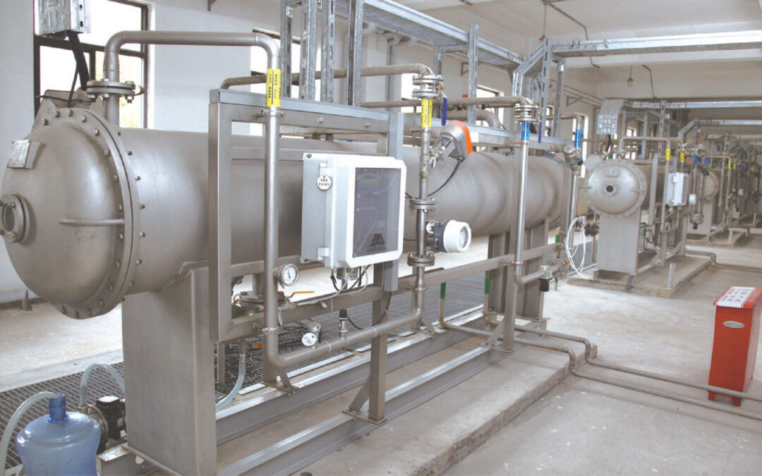 système d’oxydation de l’eau par ozone industriel skid ozone traitement eau industrielle